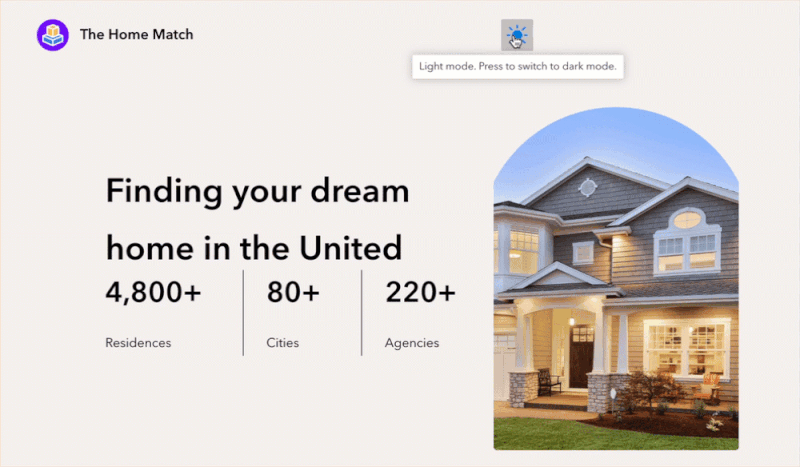 Theme Mode Switcher widget