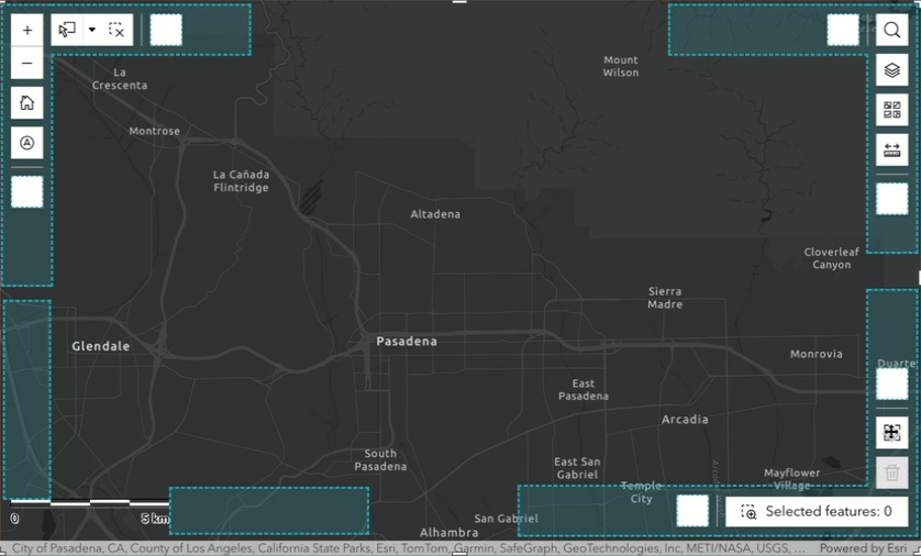 Reposition map tools