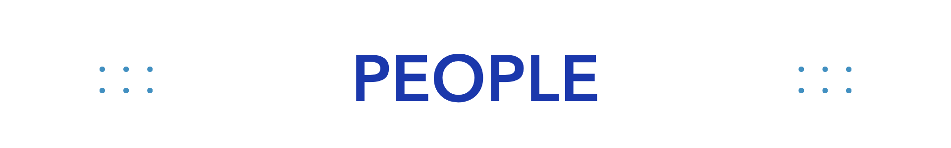 Graphic separator for People category.