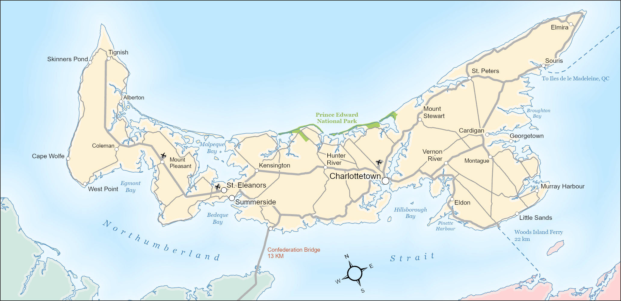 Low visual contrast works best for basemaps so that the overlaid thematic layers are more visually prominent.