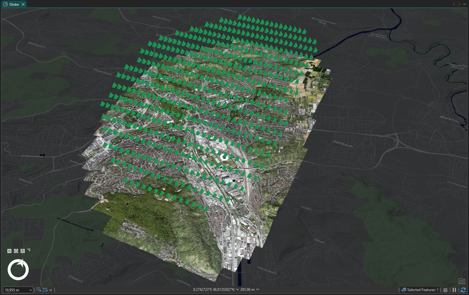 Camera Frustums in ArcGIS Reality Studio