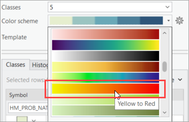 Choosing a color ramp