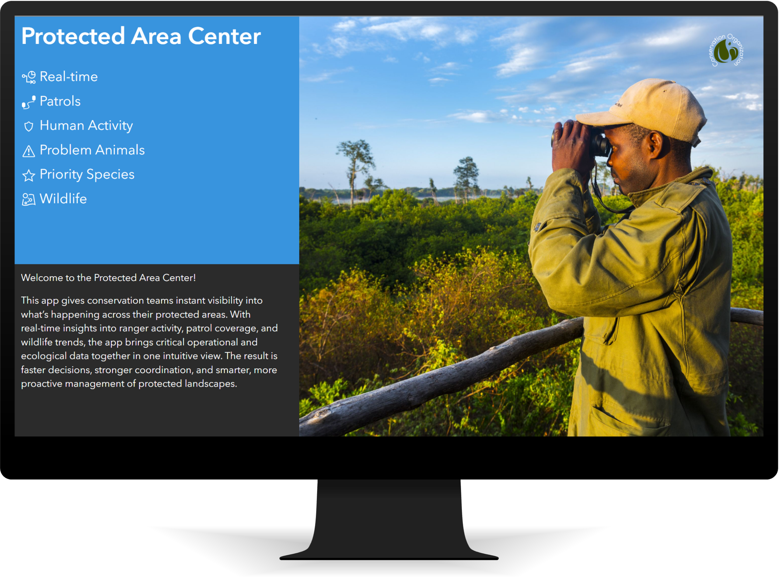 Protected Area Center app