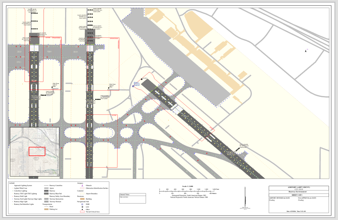 Example image of the RunwayEnvironment template.