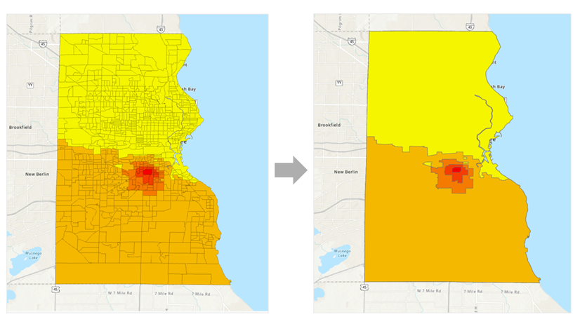 ArcGIS Blog - Create trade area polygons from a Huff Model analysis result in Business Analyst Pro