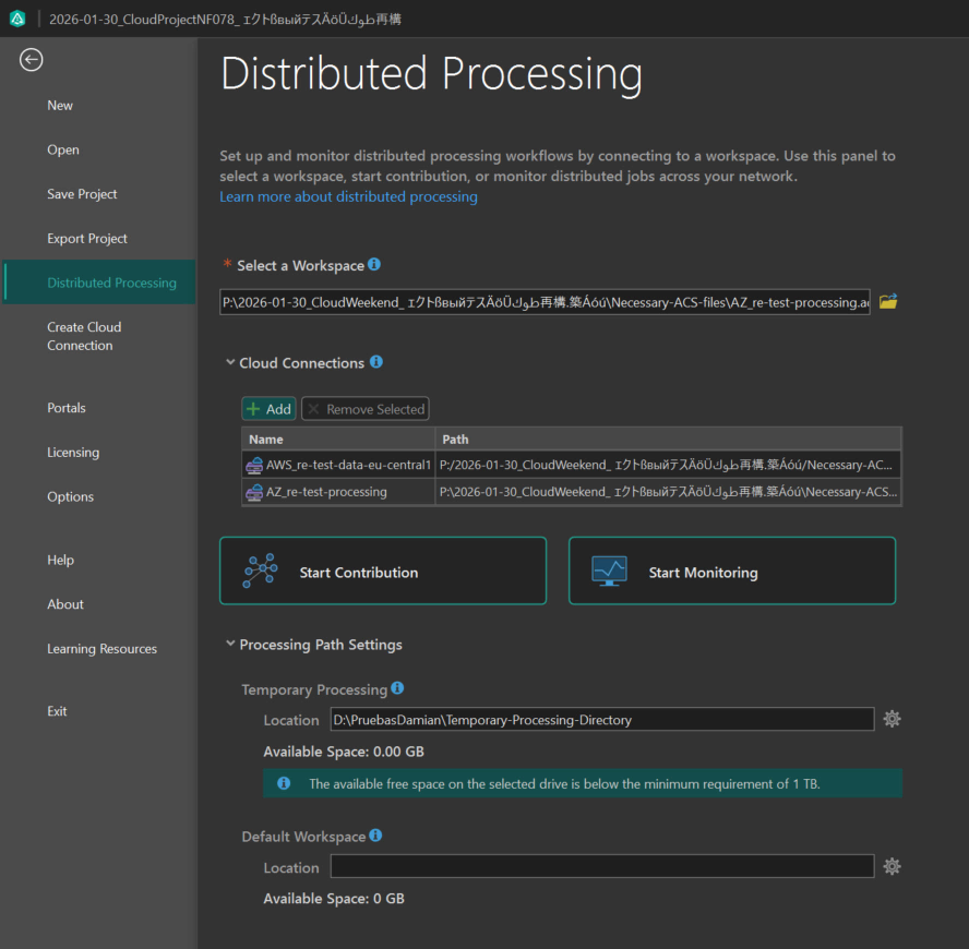 Add compute nodes to your cloud workspace.
