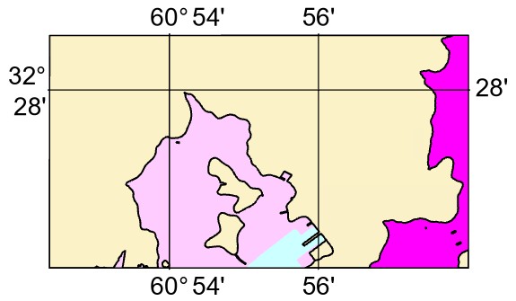 Color-filled ZOC diagram