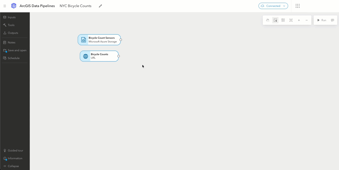 In the example above, two disparate datasets are joined together based on a matching field.