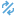 Override layer visibility symbol showing two blue arrows pointing the opposite direction curved into a circle with a dash through the center