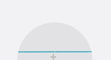 Press the Shift key and drag to convert a straight line segment to a curve