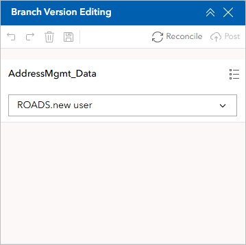 A screenshot highlighting the Branch Version Editing widget.