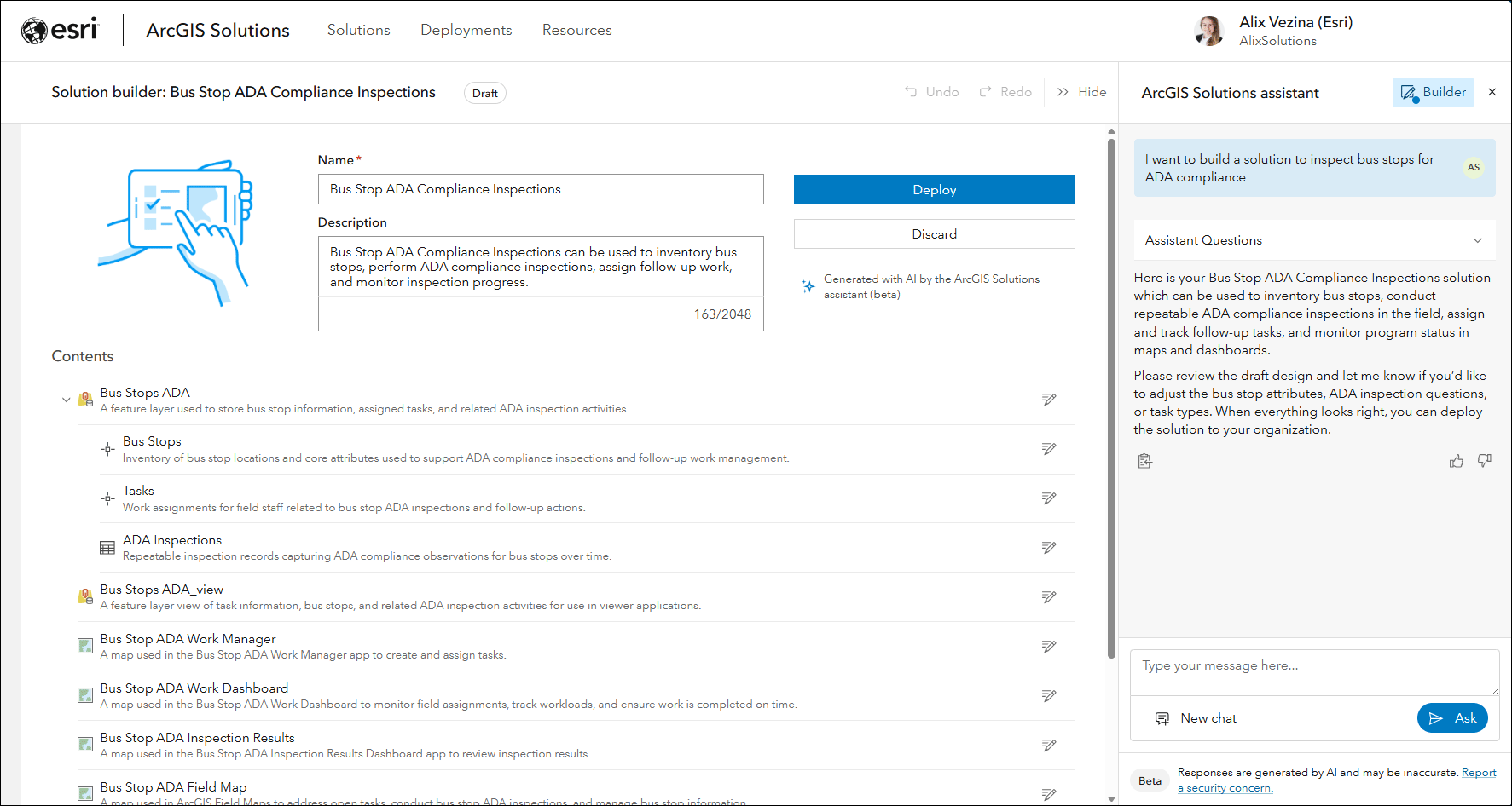 ArcGIS Solutions assistant ArcGIS Solutions assistant