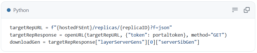 Read the target replica state by checking for the last edits received.