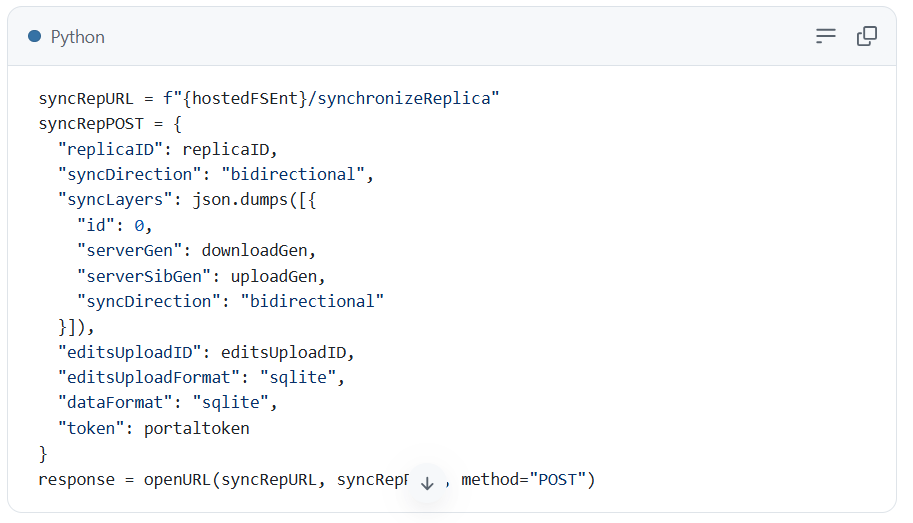 SynchronizeReplica with syncDirection=bidirectional