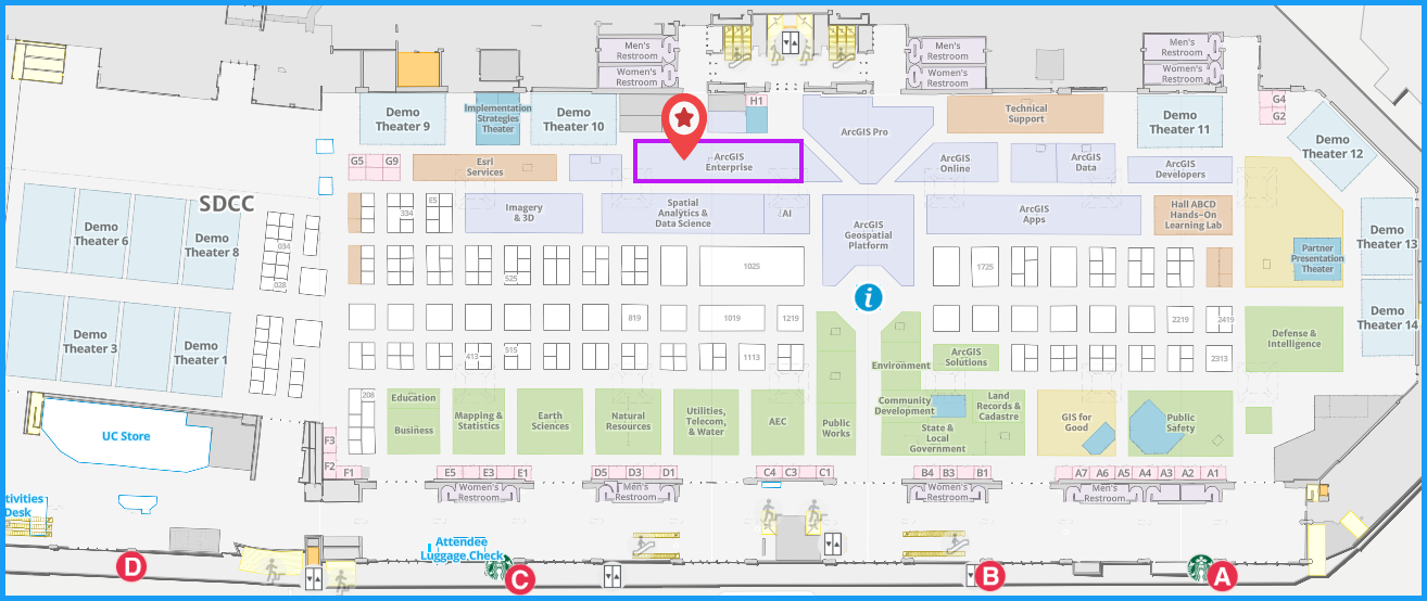 Showcase map