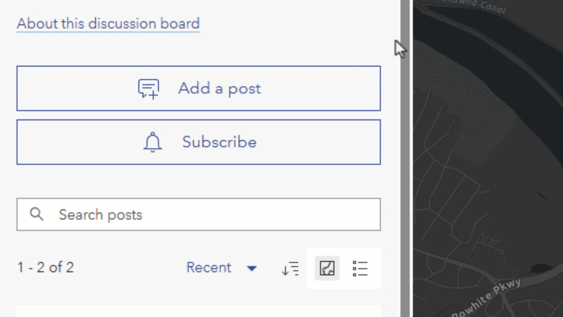 Subscribe to a discussion