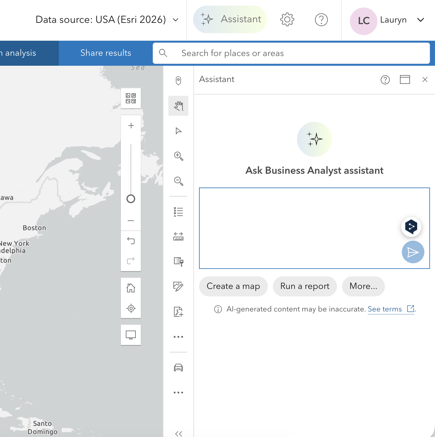 dialogue prompt for updates Business Analyst assistant