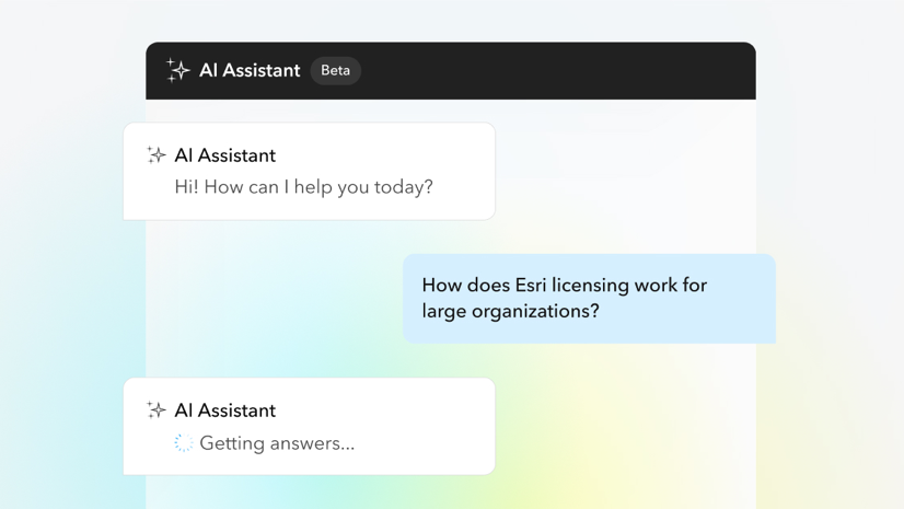 ArcGIS Blog - Introducing the AI Assistant (Beta) on Esri.com