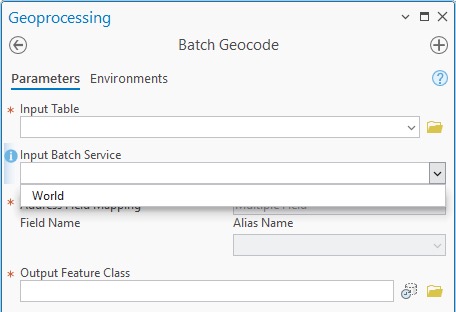 Batch Geocode Tool