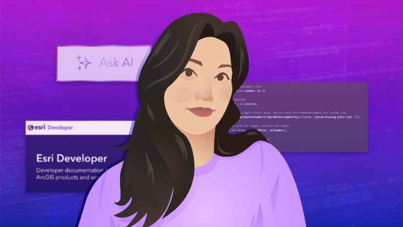 ArcGIS Blog - Developer’s Lounge: Empowering Users to Navigate Their Way Around Documentation with a New Ask AI Feature