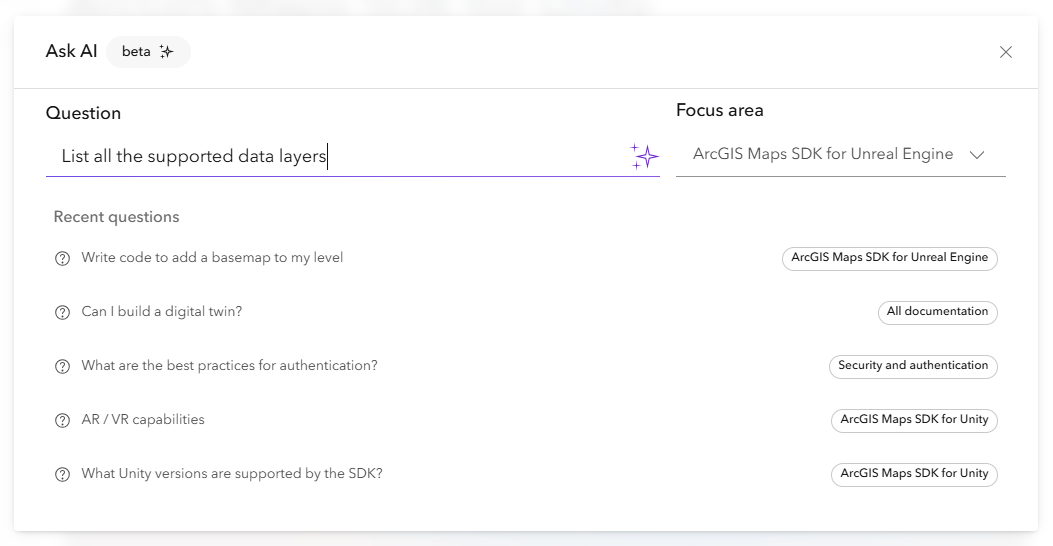 Ask AI after someone has asked 5 or more questions. The questions are listed under the Question field.