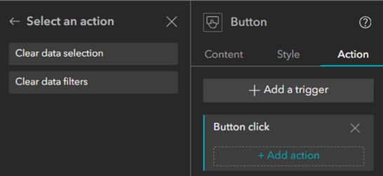 Clear message actions