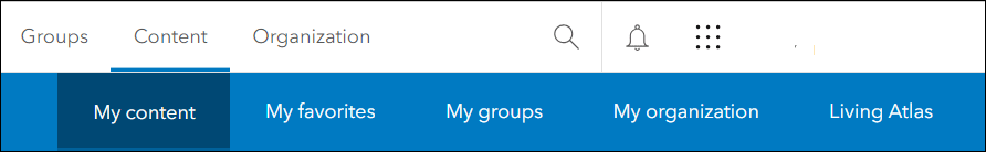 Content tabs
