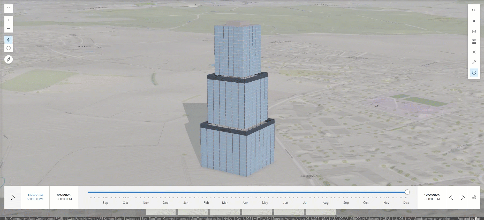3D Object Layer 4D simulation