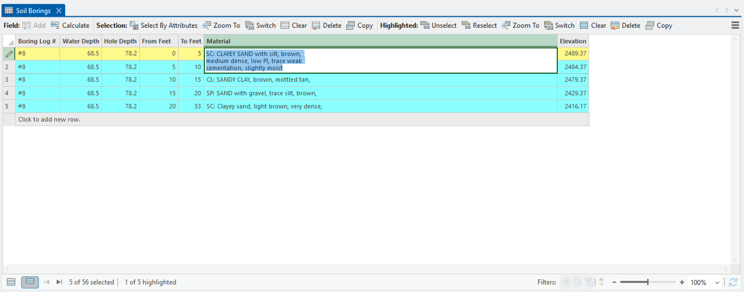 Extracted text in Attribute Table in ArcGIS Pro