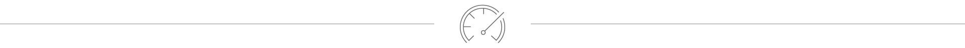 A graphic flourish showing a time performance bar
