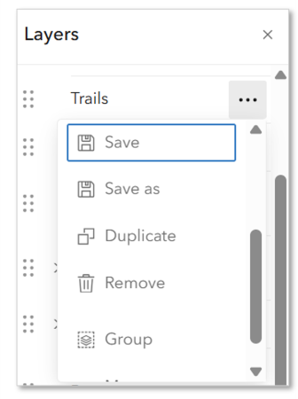Save the form to the layer to use it across other maps.