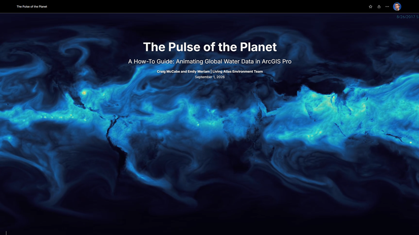 ArcGIS Blog - A How To Guide: Creating Global Animations for the 2026 Esri User Conference