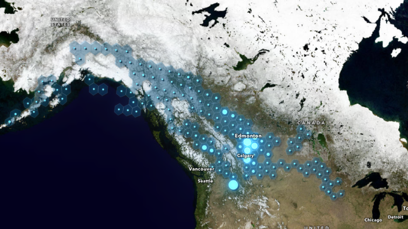 Visualizing time in Map Viewer