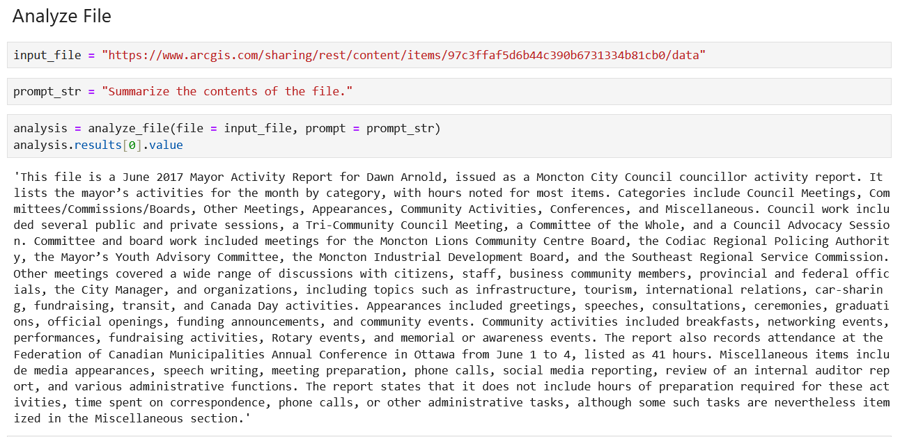 Analyze File