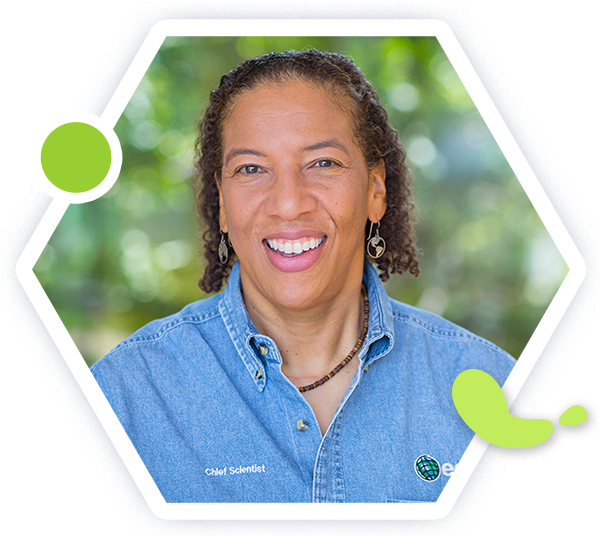 A stylized head shot of Dr. Dawn Wright