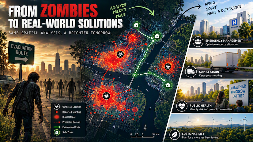 Patient Zero in Redlands - Tracking a Zombie Outbreak with ArcGIS for Microsoft Fabric