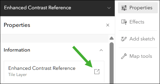 Open layer item