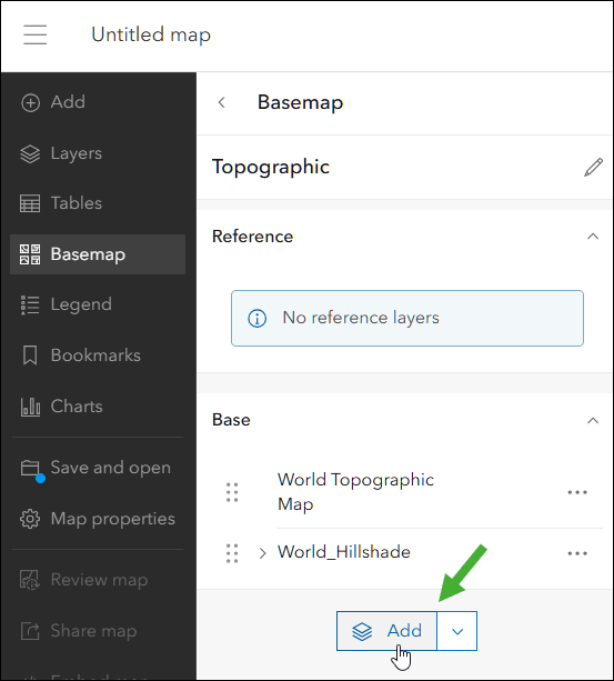 Add to basemap layers