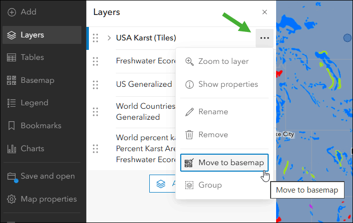 Move to basemap