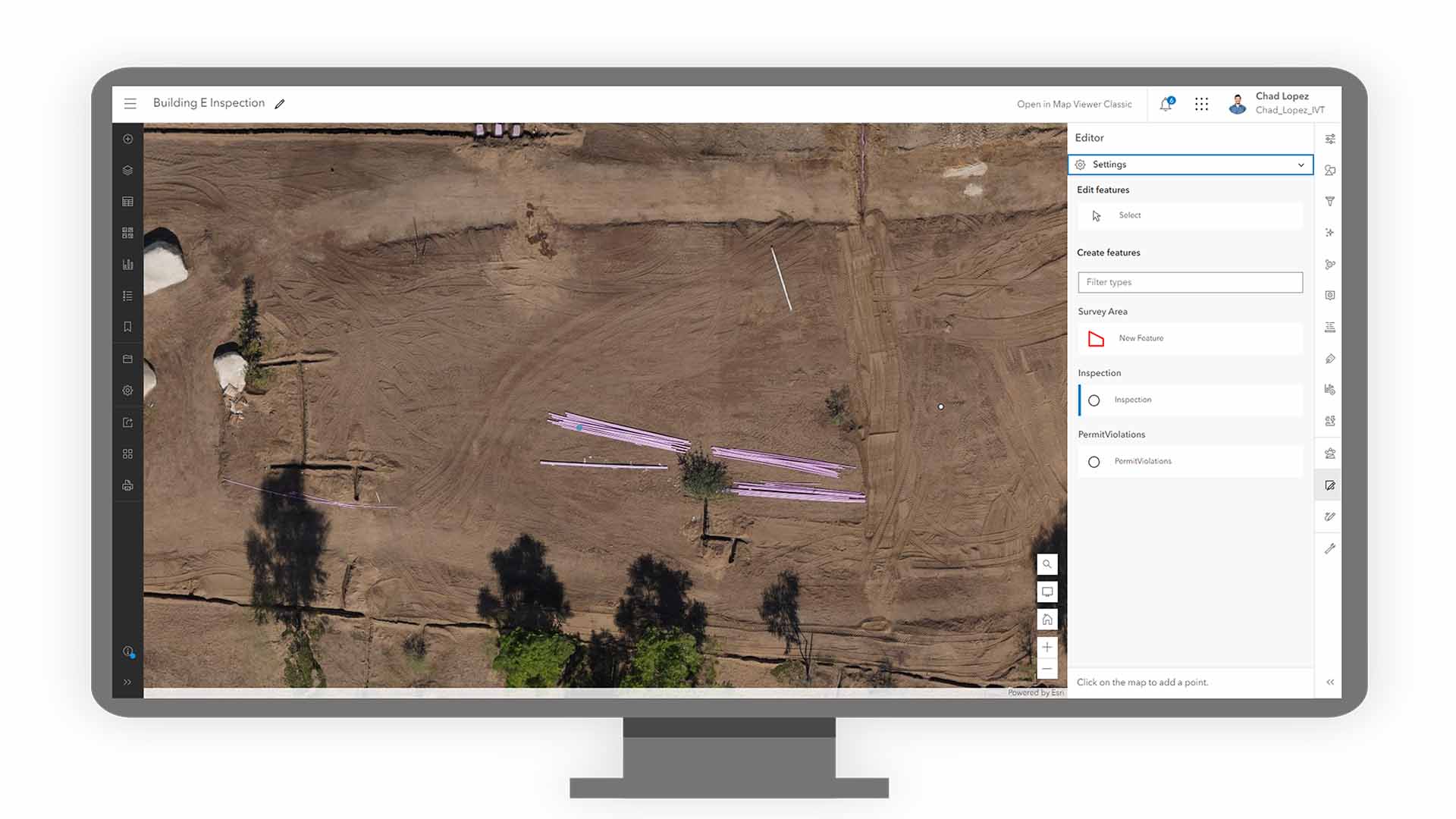 Users can make observations on drone-derived imagery in ArcGIS to have them appear in Field Maps.