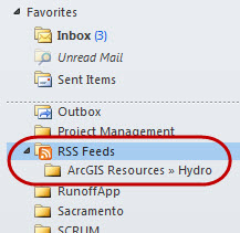 Outlook RSS Feeds