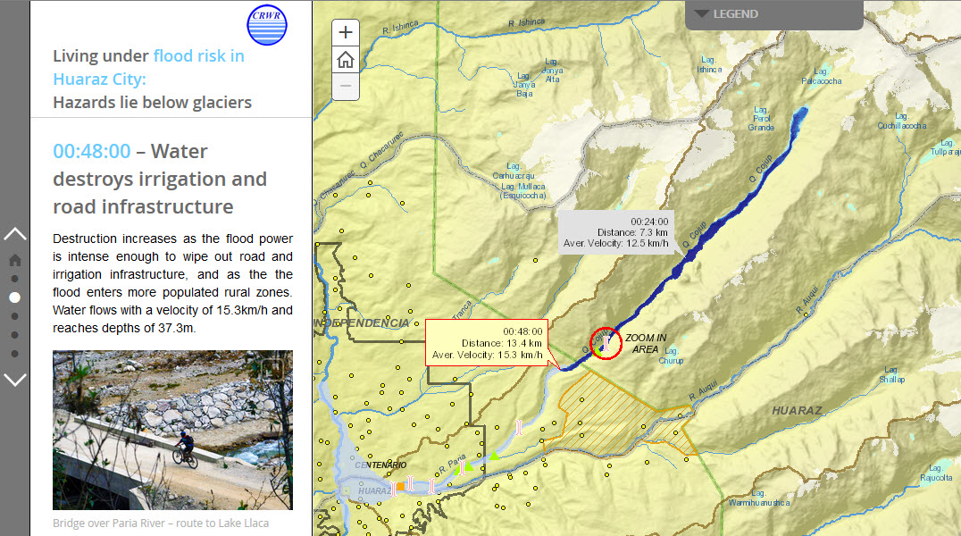 Living under flood risk in Huaraz City