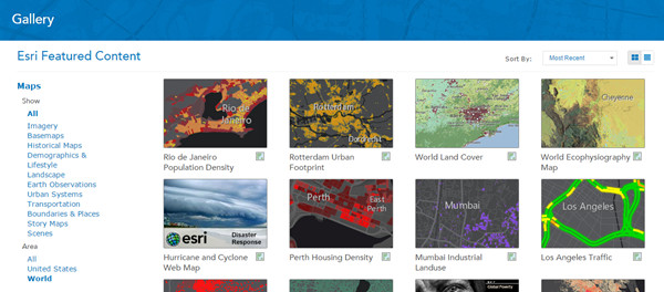 ArcGIS Online Gallery