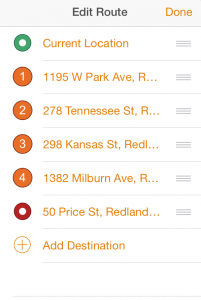 Create a list of work stops with Navigator for ArcGIS.