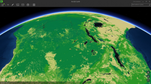 Living Atlas Biomass data in ArcGIS Earth Prototype