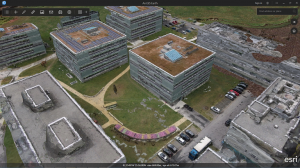 Drone2Map mesh data used in ArcGIS Earth