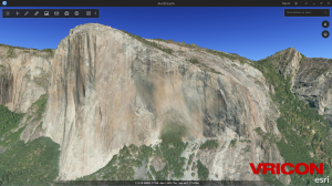 Vricon Yosemite Data in ArcGIS Earth