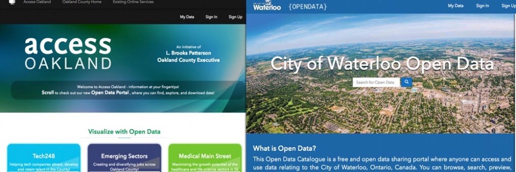 Open Data Sites Examples