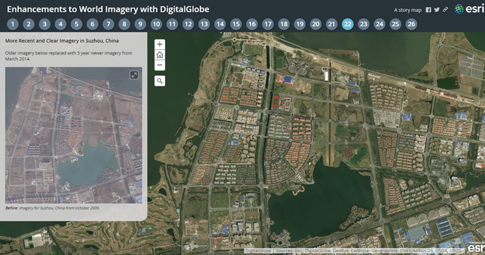 Enhancements to World Imagery with DigitalGlobe