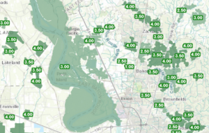 Green Infrastructure cores with scores